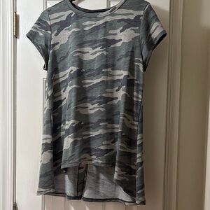 Camo Long Sleeve Women's Top